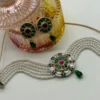 Wedding Kundan Pearl Choker Necklace Design