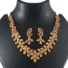 South Indian Wedding Jewelry – Gold Plated Choker Set