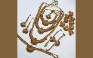 Wedding bridal sets online – South Indian temple jewellery designs by Jaipur Design Arts